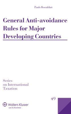 Download General Anti-Avoidance Rules for Major Developing Countries - Paulo Rosenblatt | PDF