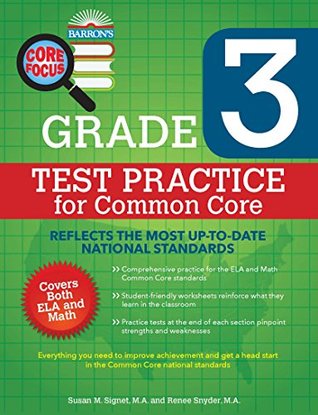 Full Download Barron's Core Focus Grade 3: Test Practice for Common Core - Susan Marie Signet file in ePub