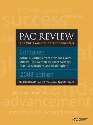 Read Professional Aptitude Council Official Guide: PAC Exam Review: PAC IT Baseline Exam Review: Professional Aptitude Council IT Baseline Exam Review - Various | PDF