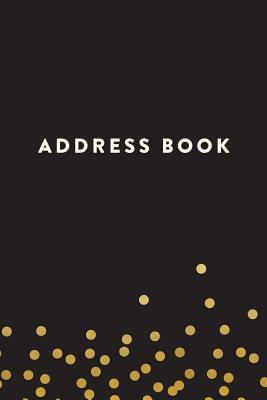 Download Address Book: Black with Yellow Dots, 6x9, 130 Pages, Professionally Designed -  file in PDF