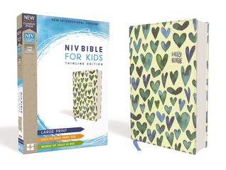 Full Download NIV, Bible for Kids, Large Print, Cloth over Board, Teal, Red Letter Edition, Comfort Print: Thinline Edition - Anonymous | PDF