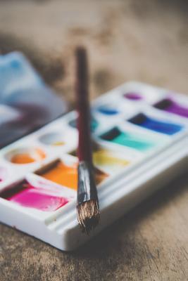 Download Watercolors - Blank Notebook with Fleur de Lis Corners: Soft Cover, 6 X 9 Journal, 100 Pages - Legacy | ePub