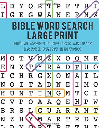 Read Online Bible Word Search Large Print: Bible Word Find for Adults Large Print Edition - Bible Word Search Team file in ePub
