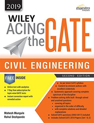 Read Online Wiley Acing the GATE: Civil Engineering (Reprint 2019) - Mahesh Mungule file in PDF