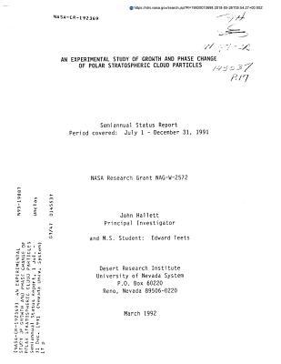 Read Online An Experimental Study of Growth and Phase Change of Polar Stratospheric Cloud Particles - National Aeronautics and Space Administration | PDF