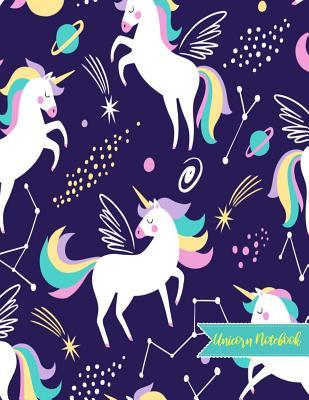 Read Online Unicorn Notebook: Cute Kawaii Journal and Diary Large 8.5 x 11 Matte Cover with Blank Lined Ruled White Paper Interior - Perfect for School, Gifts for Kids (Girls and Boys), Party Favors for Birthday, Activity Book for Arts and Crafts - Payton Osborne file in PDF