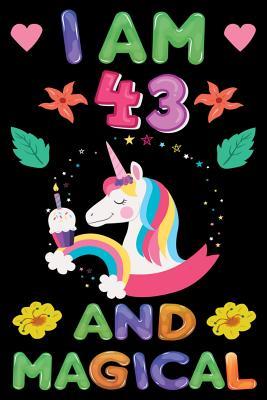 Download I am 43 And Magical: Happy Magical 43th Birthday Notebook & Sketchbook Journal for 43 Year old Girls and Boys, 100 Pages, 6x9 Unique B-day Diary, blank Composition Book with Unicorn Rainbow Stars Cover, Birthday Gift - Sun Moon Publishing | ePub