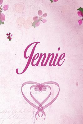 Download Jennie: Personalised Name Notebook/Journal Gift For Women & Girls 100 Pages (Pink Floral Design) for School, Writing Poetry, Diary to Write in, Gratitude Writing, Daily Journal or a Dream Journal. - Personalised Name Publishers file in PDF