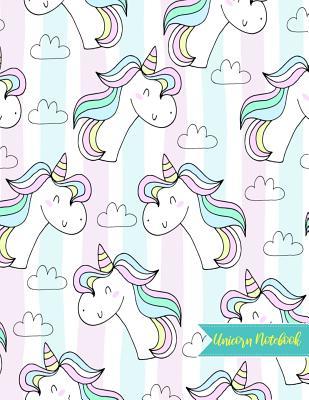 Download Unicorn Notebook: Cute Kawaii Journal and Diary Large 8.5 x 11 Matte Cover with Blank Lined Ruled White Paper Interior - Perfect for School, Gifts for Kids (Girls and Boys), Party Favors for Birthday, Activity Book for Arts and Crafts - Elaine Yoder file in PDF