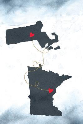 Full Download Massachusetts & Minnesota: Long Distance Out of State Notebook - Blank Lines -  | ePub