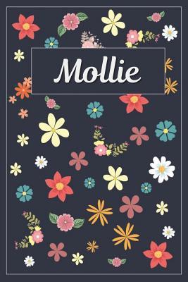 Read Online Mollie: Lined Writing Notebook with Personalized Name 120 Pages 6x9 Flowers -  | ePub