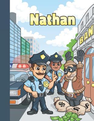 Download Nathan: First Name Personalized Sketchbook Large Blank Pages Pad for Drawing, Doodling and Sketching. Colorful Police Officers Cartoon Cover for Kids, Boys & Girls - Namester Publishing file in PDF