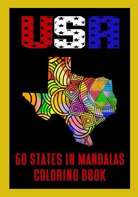 Full Download USA 50 States in Mandalas Coloring Book: Color Me In American States Book -  | ePub
