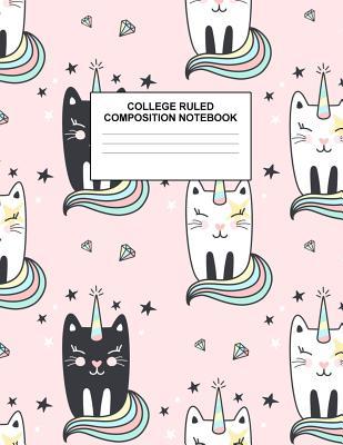 Full Download College Ruled Composition Notebook: Cute Blank Lined Journal to Write In with White Paper Rule Pages for School Subject and Writing Pad: Design Code A4 7507 - Nifty Prints file in ePub