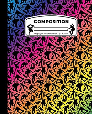 Read Online Composition: Skateboard Rainbow and Black Marble Composition Notebook for Boys or Girls. Skateboarding Skater Wide Ruled Baseball Book 7.5 x 9.25 in,  kids, elementary school students and teachers - Pattyjane Press file in PDF